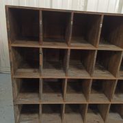 Duo of trade furniture sorting of the post shelf storage