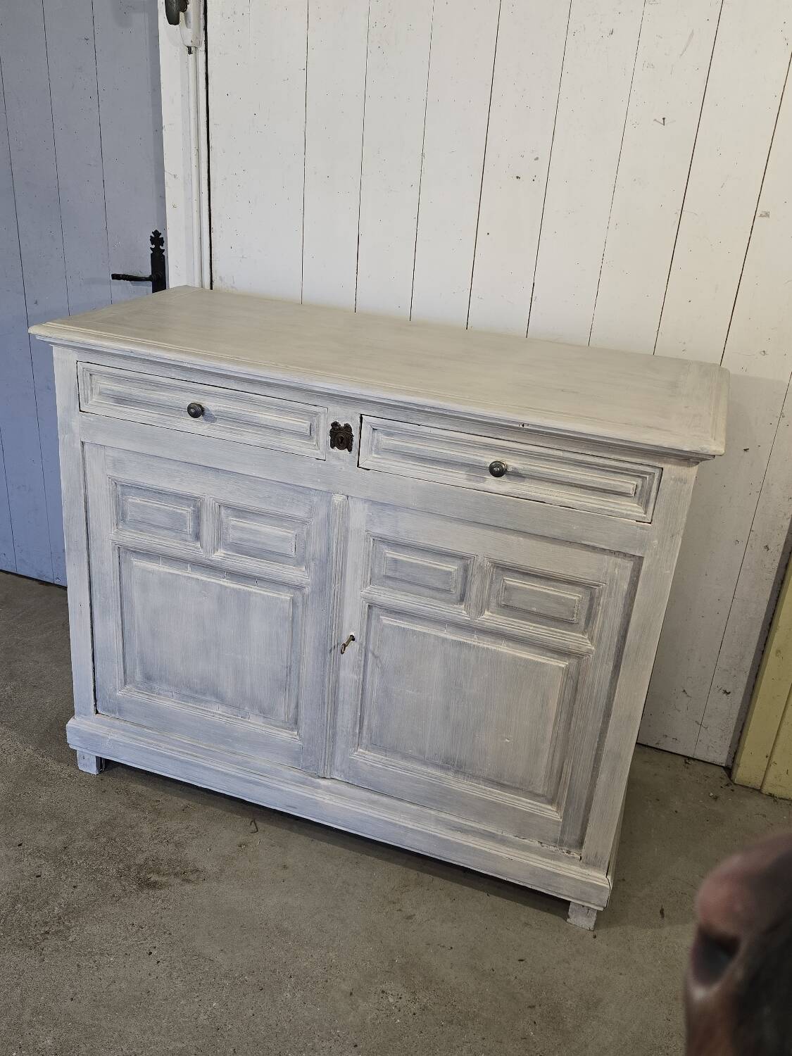 Louis Philippe style 2-door, 2-drawer sideboard