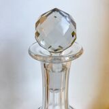 Large crystal wine carafe early 20th century