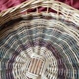 wicker basket, large cheese tray