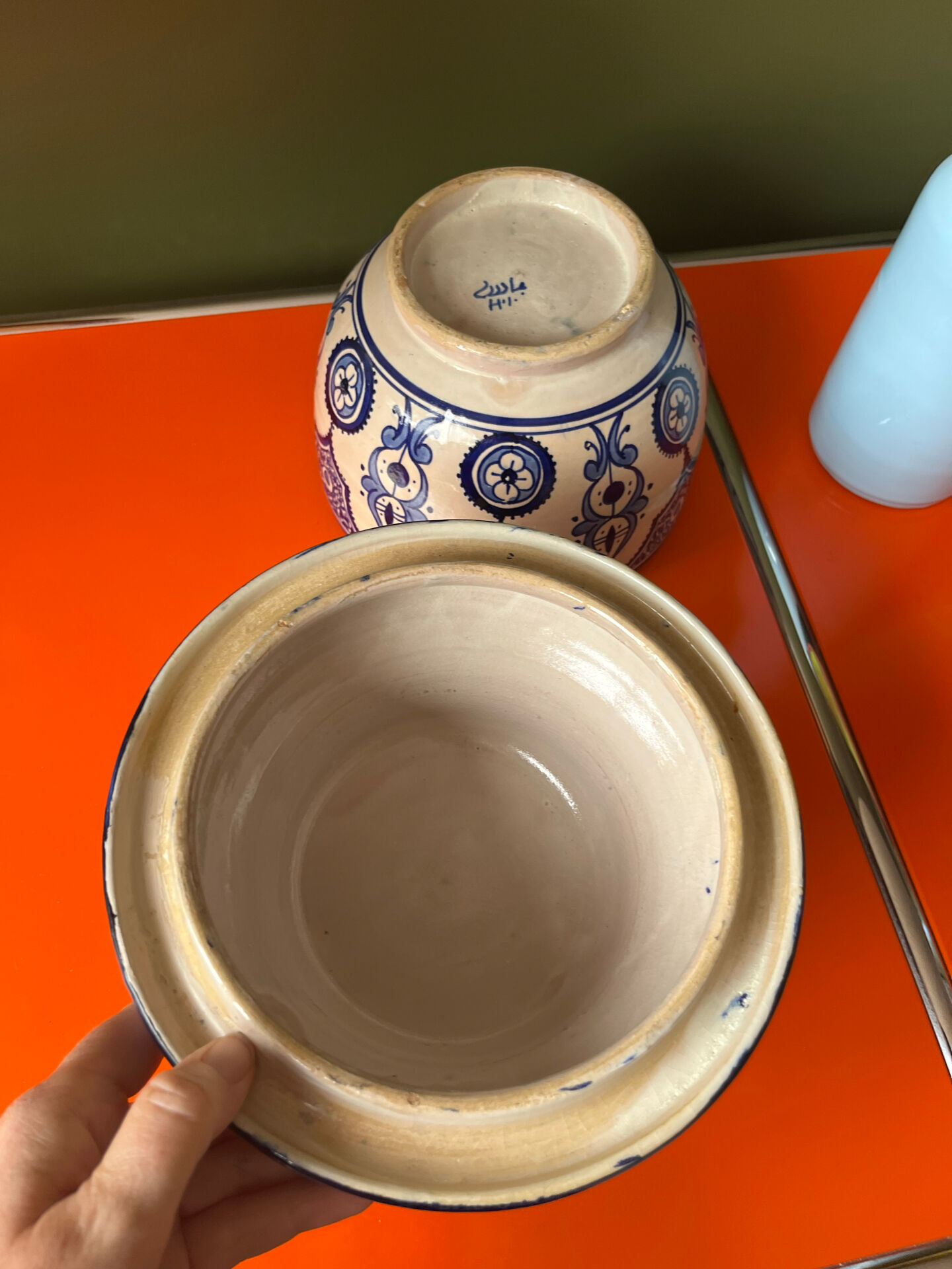 Ancient ceramic pot from Fès.