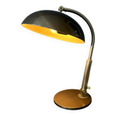 Vintage black desk lamp Hala Busquet 144 by Herman Busquet