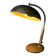 Vintage black desk lamp Hala Busquet 144 by Herman Busquet