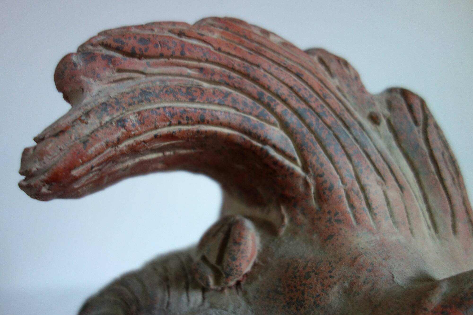 Grande sculpture tête maya roi Pakal, Mexique