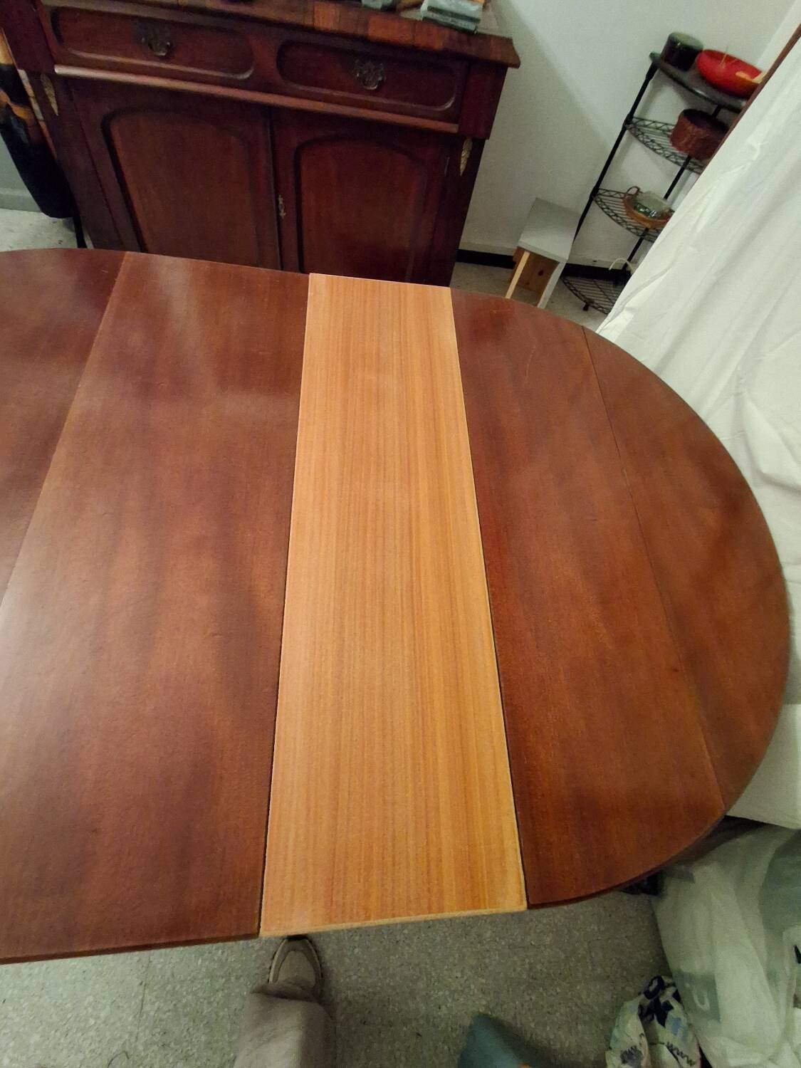 Solid mahogany dining table