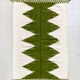 Kilim Moroccan Berber ecru with green patterns 172x103cm