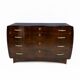 Art Deco Italian Thuja Root Curved Chest of Drawers, 1930s
