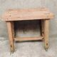 Bedside table - old workbench