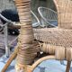Pair of wicker armchairs