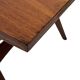 Table basse en teck dans le style de Louis van Teeffelen, années 1960