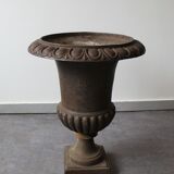 Campana urn-style cast iron planter, France