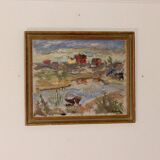 "Serene landscape" – F. Lodin