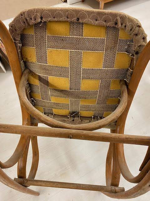 Wooden rocking chair