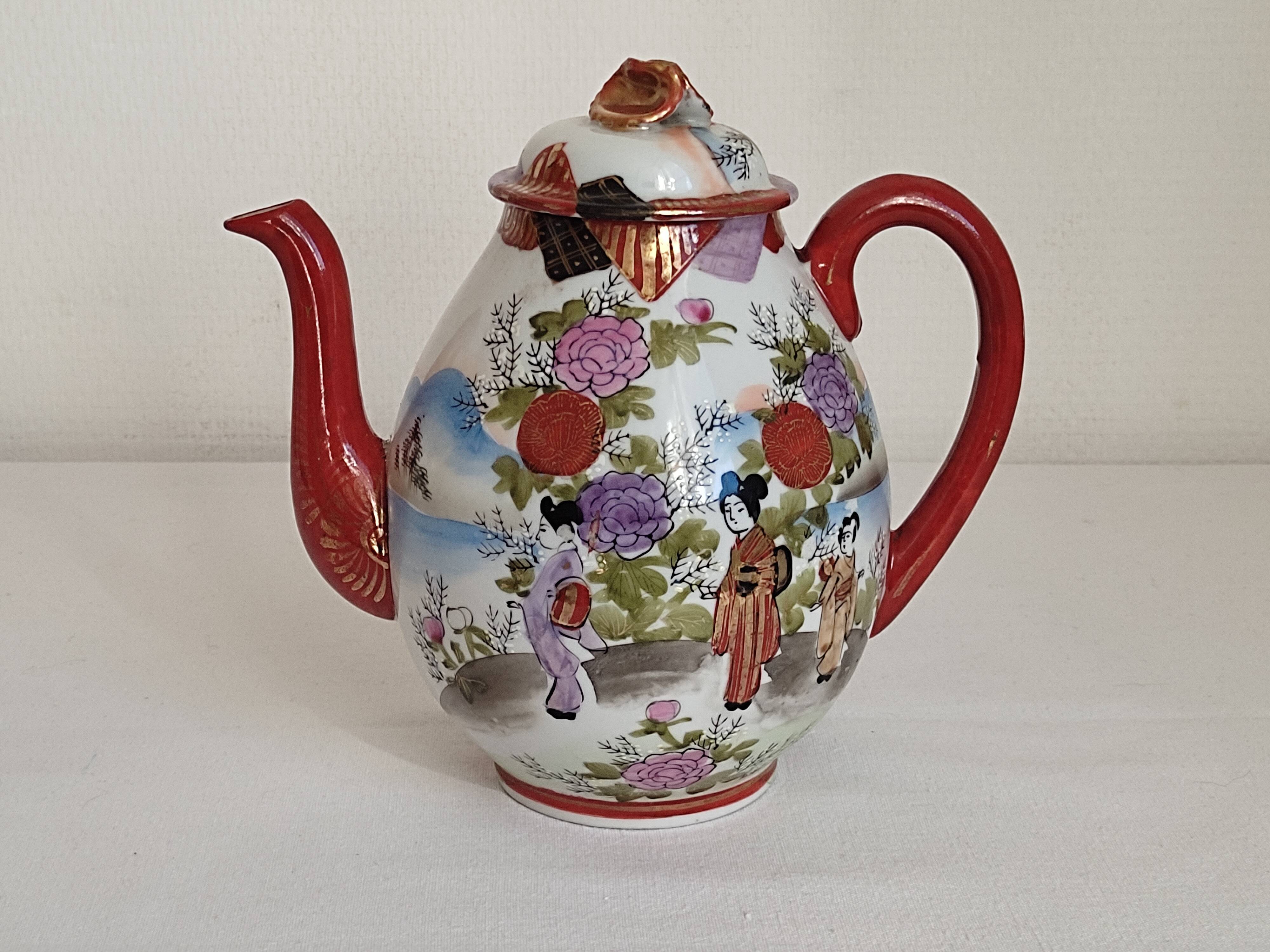 Satsuma teapot japan