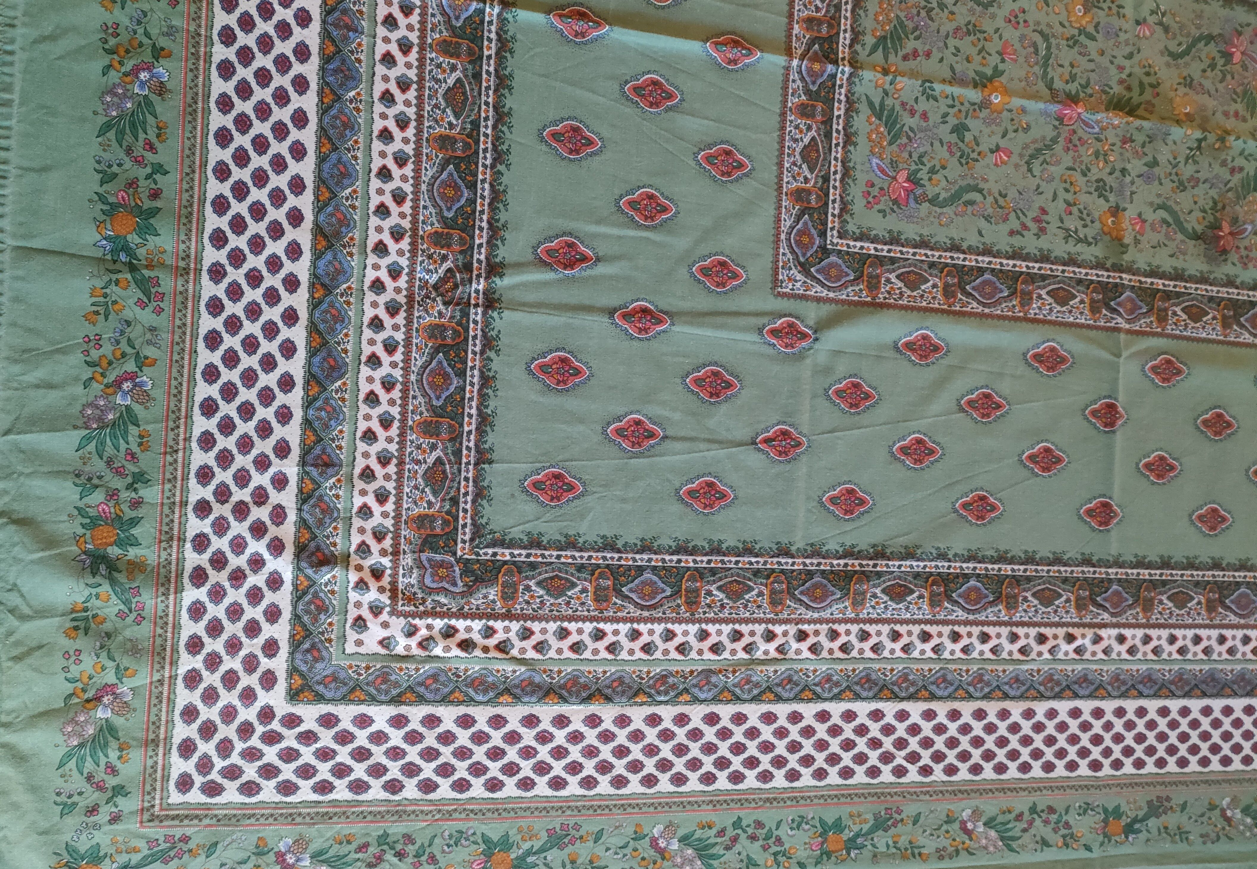 Nappe coton imprimé provençal 140 x 260