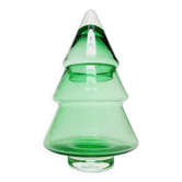 Bonbonnière polie de la verrerie de Tarnowiec, Pologne, années 1950.