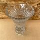 Ancien vase cristallerie lorraine cristal taillé made in France vintage