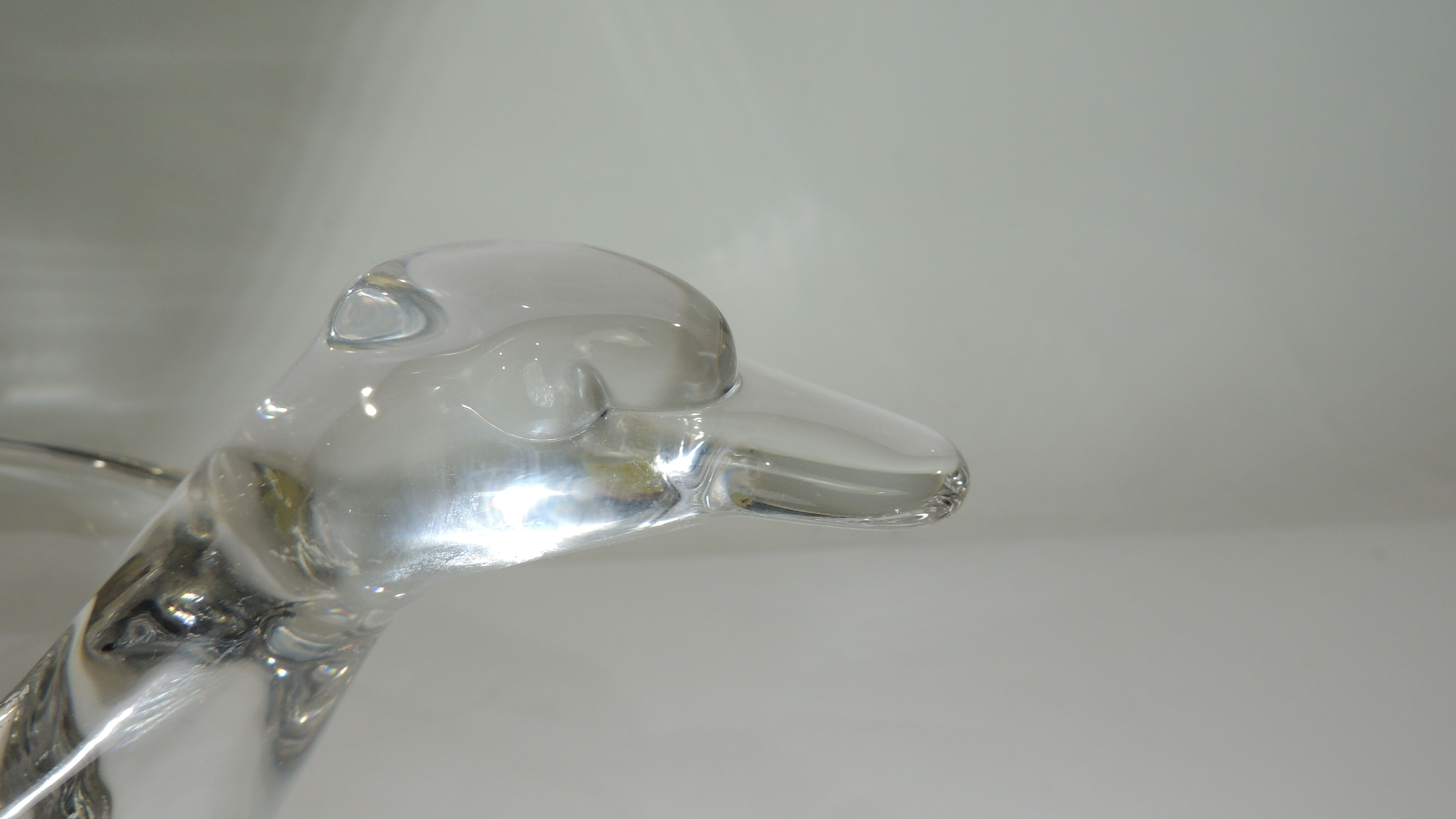 Vide poche « canard » de Vannes cristal vintage