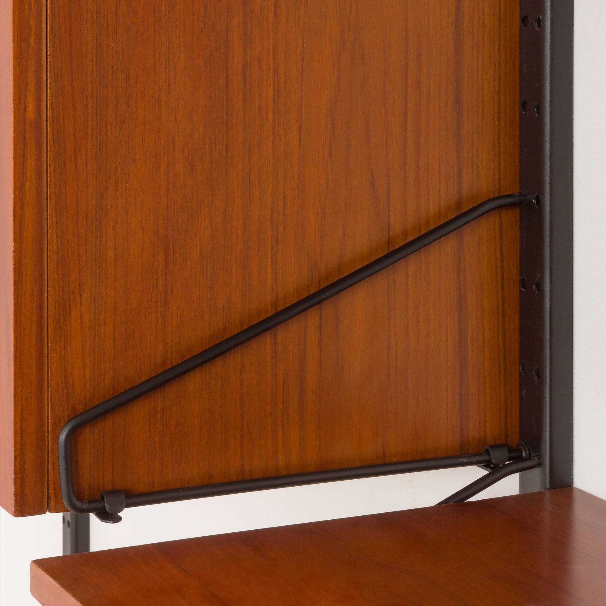 Italian mid century modern extra large wall unit with hidden desk, 1960s