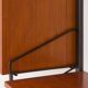 Italian mid century modern extra large wall unit with hidden desk, 1960s