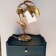 Golden metal lamp