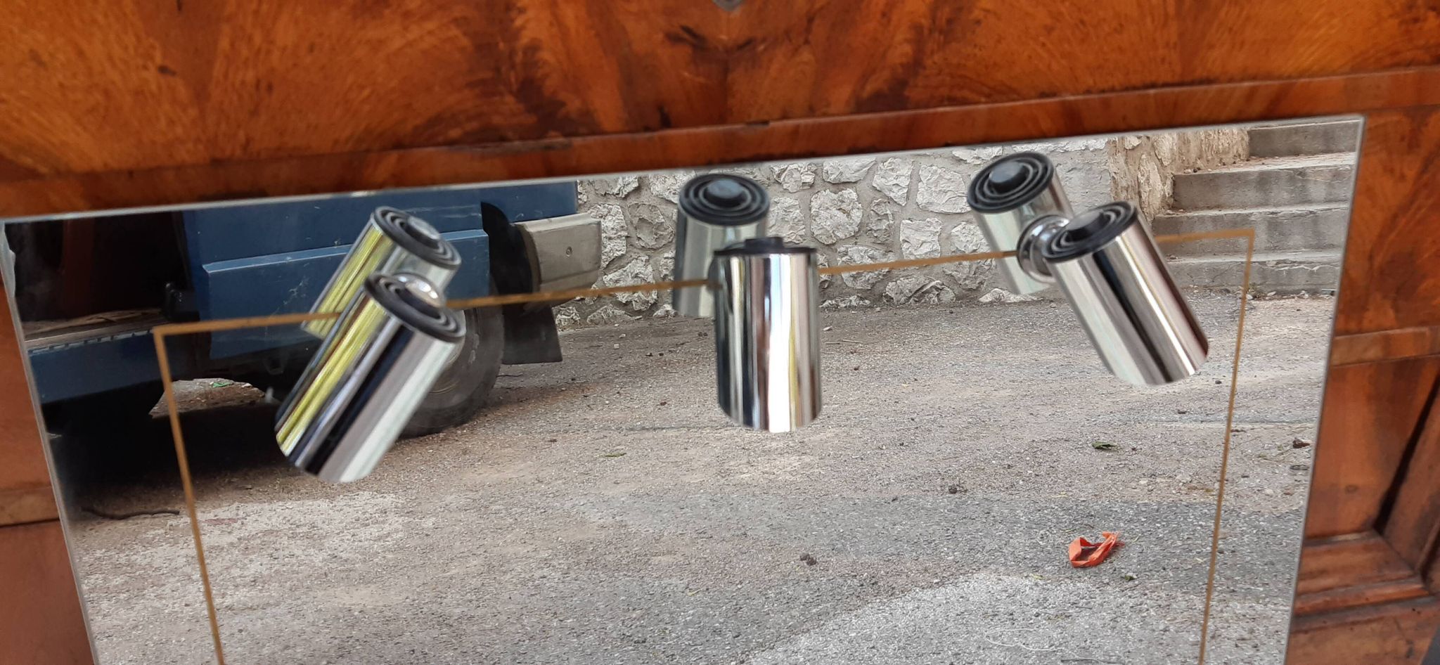 Miroir, coiffeuse, années 70