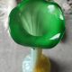 Large blown glass vase, artistic glassware from the 1970s.