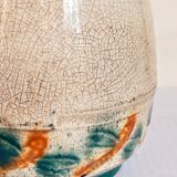 Antique dragonfly slip pitcher