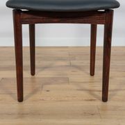 Rosewood Dining Chairs by Helge Sibast & Børge Rammerskov, Denmark, 1960s, Set of 4