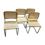 Set of four B32 chairs by Marcel Breuer