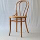 Chaise Thonet N°18, teinte merisier clair, vers 1890, cannée