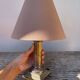 Paire de lampes en métal argenté Louis XVI Cailar Bayard XIXek