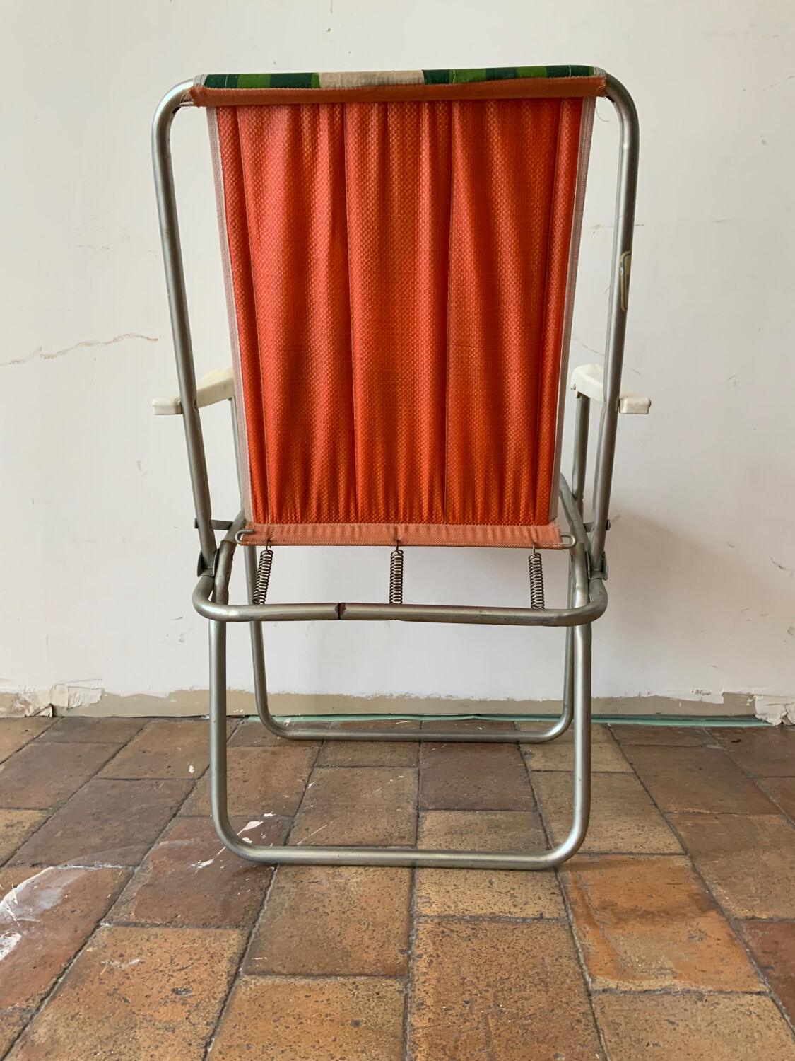 Vintage camping armchair