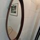 Vintage oval mirror, 1960s
