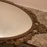 Old metal mirror 68x36cm