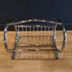 Porte-revues en chrome vintage