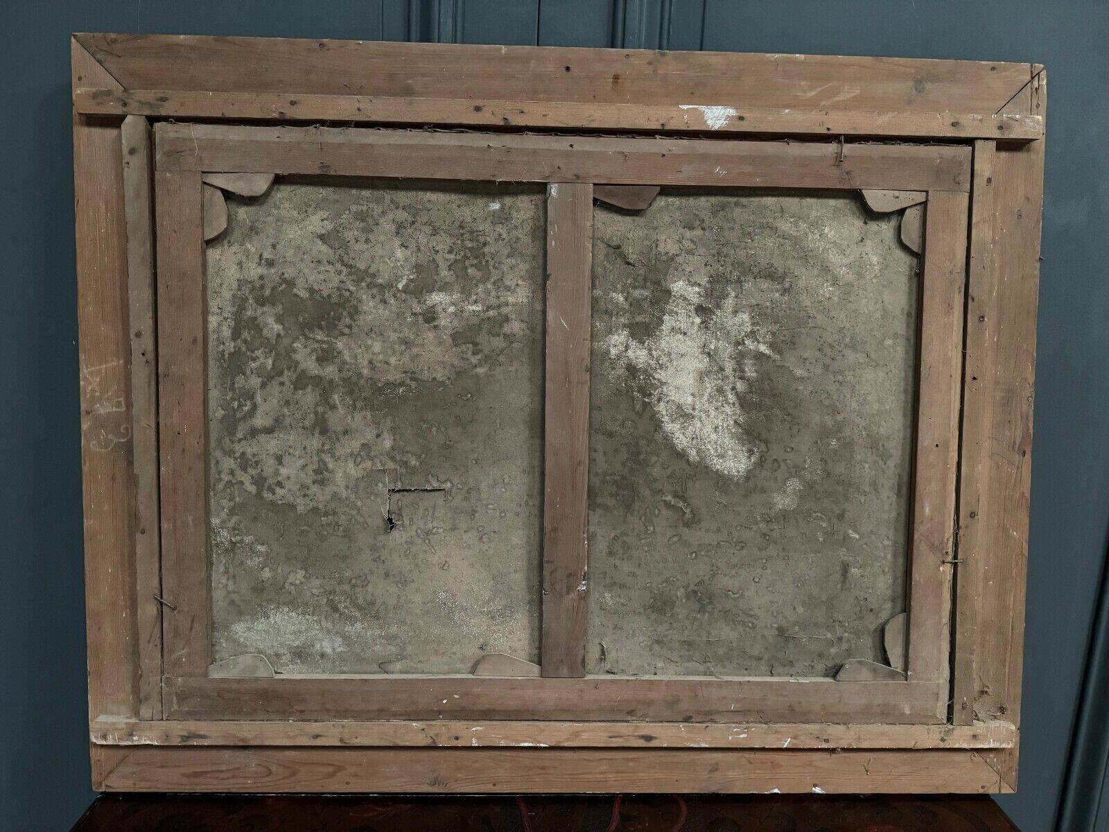 Oil on canvas undergrowth landscape by Charrrier early 20th century