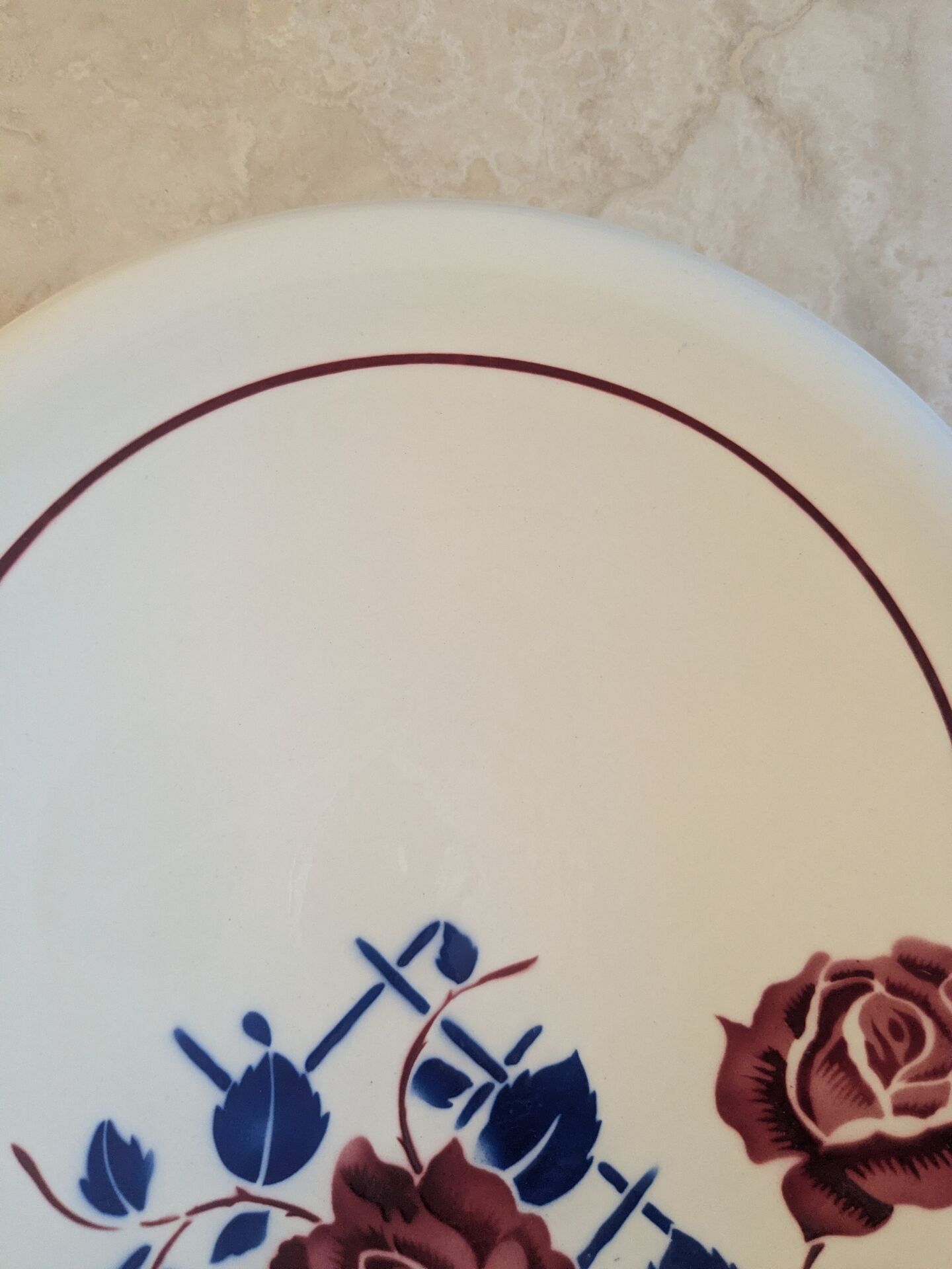 Plat de service V.F Paris