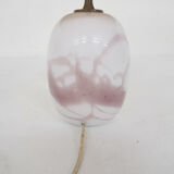 Michael Bang "Sakura" glass table light for Holmegaard, Denmark 1980's