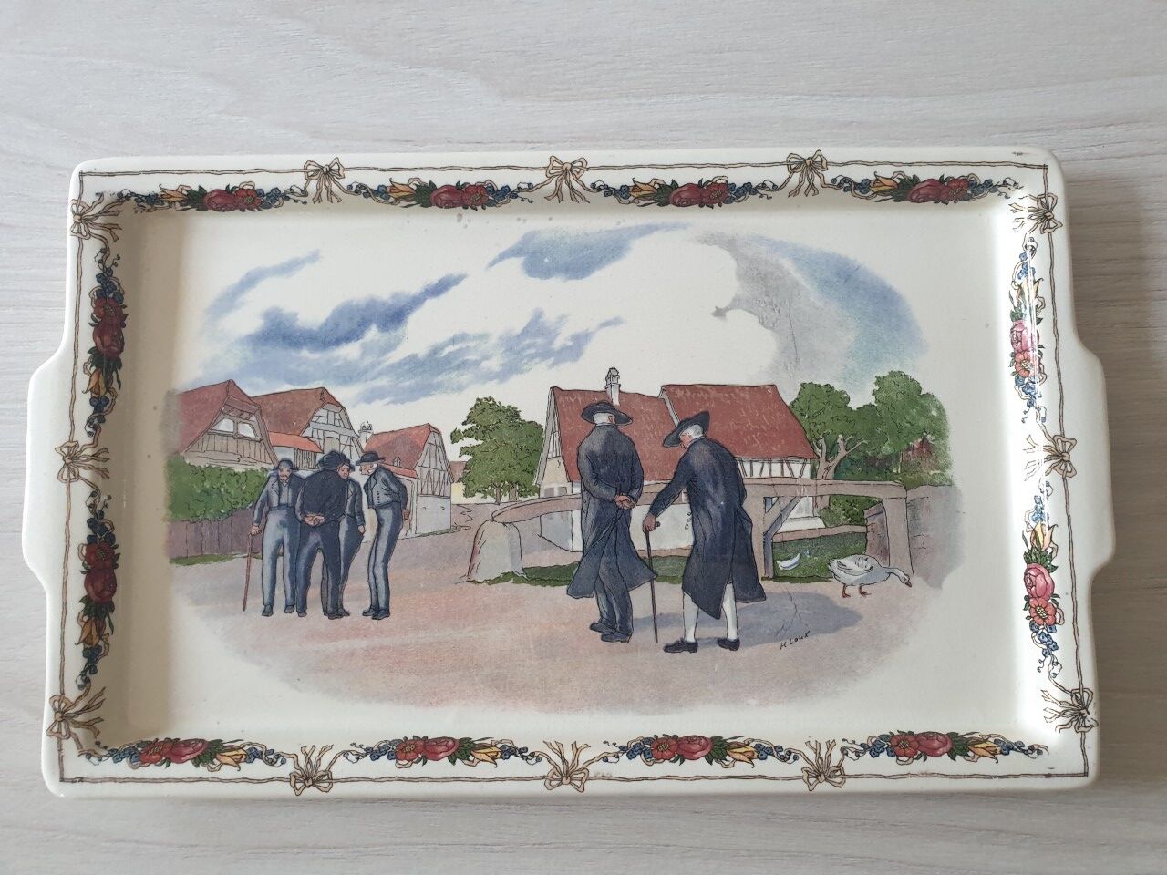 Cake dish Sarreguemines Obernai