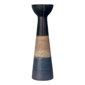 Vase en céramique par Jacques Innocenti, vallauris, 1957