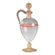 Antique blown glass carafe, Murano manufacture, Italy, 20th century