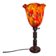 Unique Upcycled Lamp – Brass & Multicoloured Glass Paste