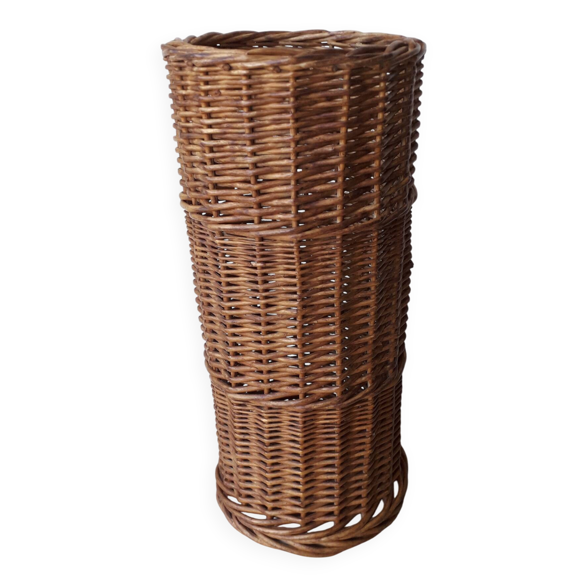 Porte-parapluie rotin