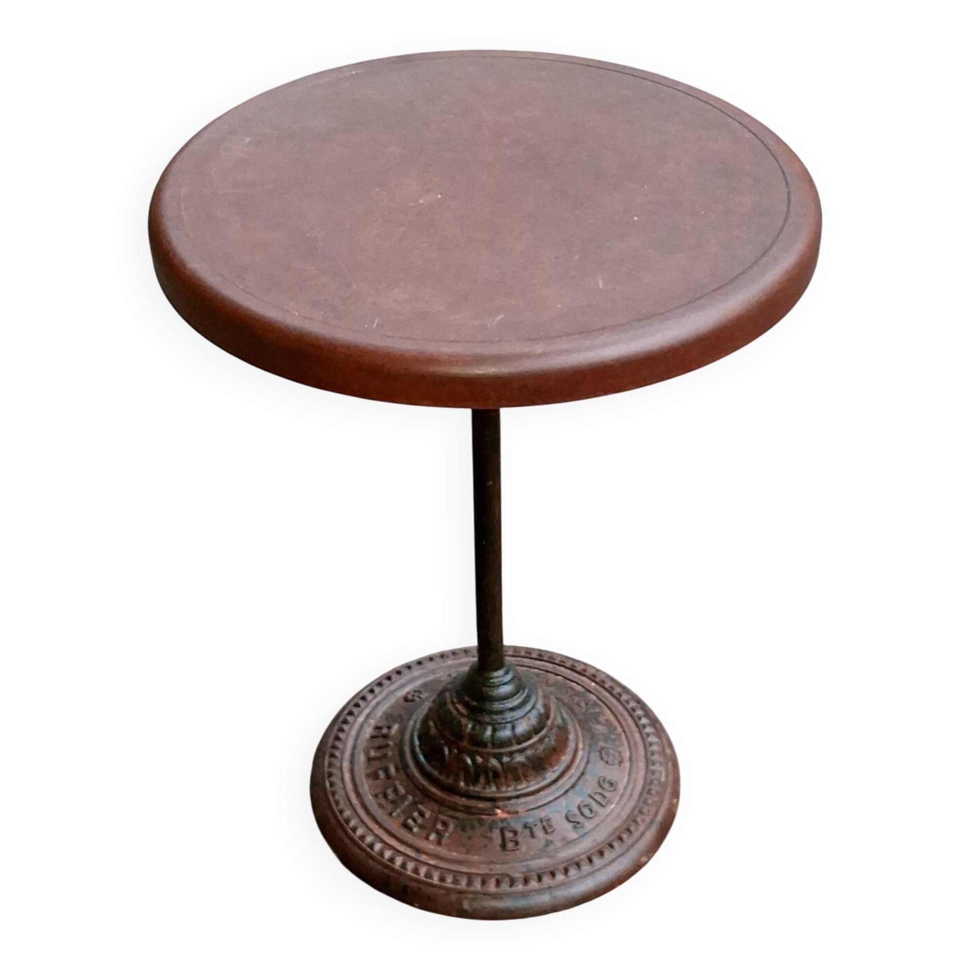 Old bistro guéridon table bar restaurant