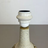Ceramic studio pottery table light base by soholm  ceramic denmark 1970