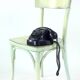 Vintage wooden dining chair, Czechoslovakia 1950s