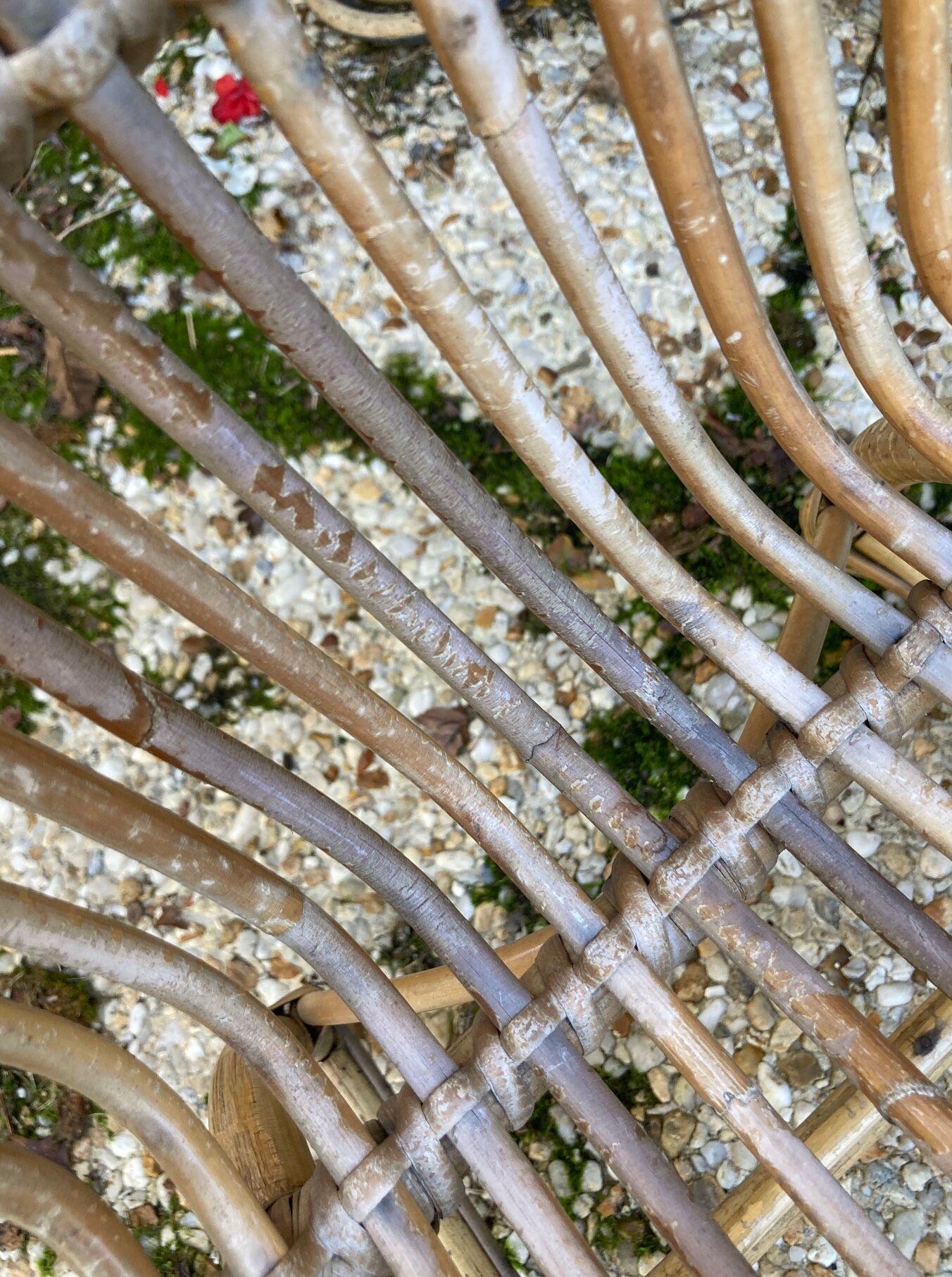 Rattan armchair for vintage children