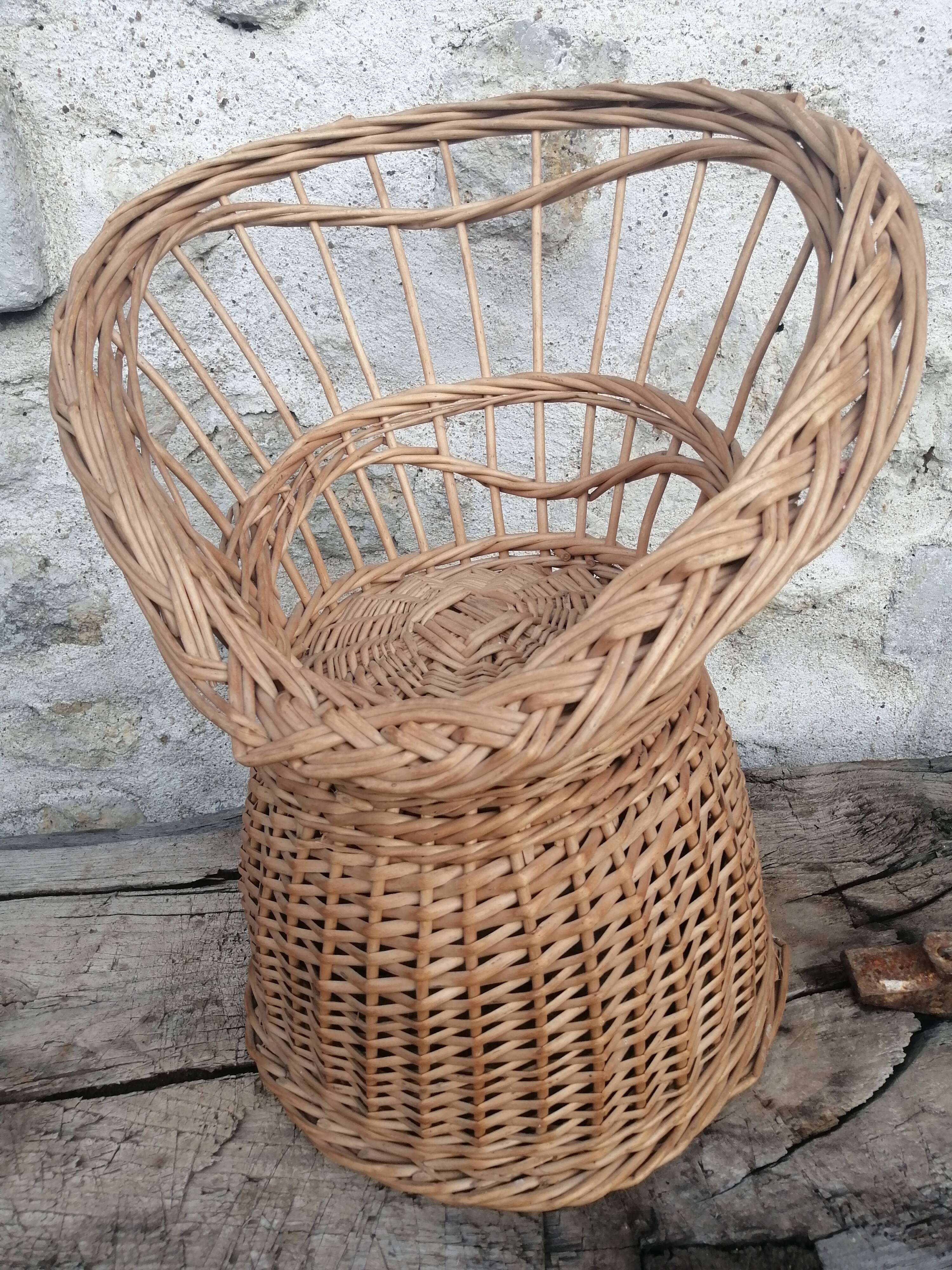 Children's rattan chair