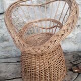 Fauteuil rotin enfant